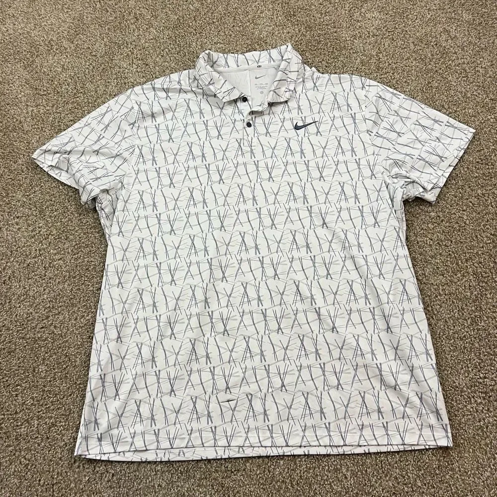 Nike Dri Fit Victory + LNGLEAF performance golf polo men's XXL